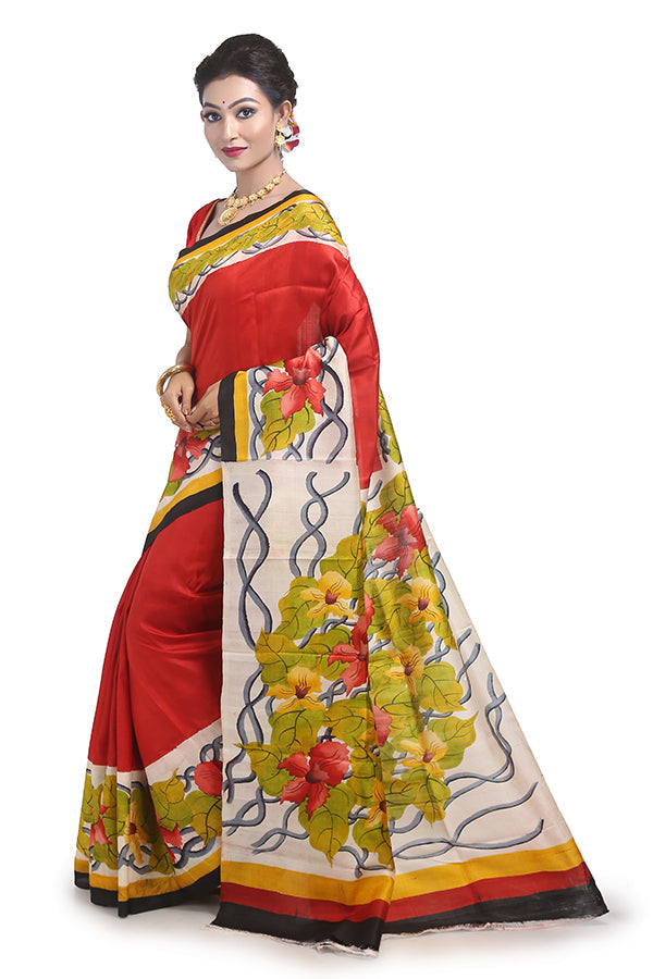 Top 7 Hand Painted Sarees You Can Buy Online Right Now