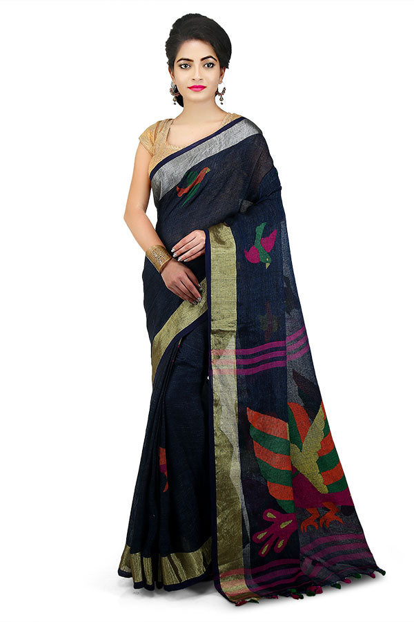 Love Bengali Sarees? Tips while buying Handloom Linen Saree