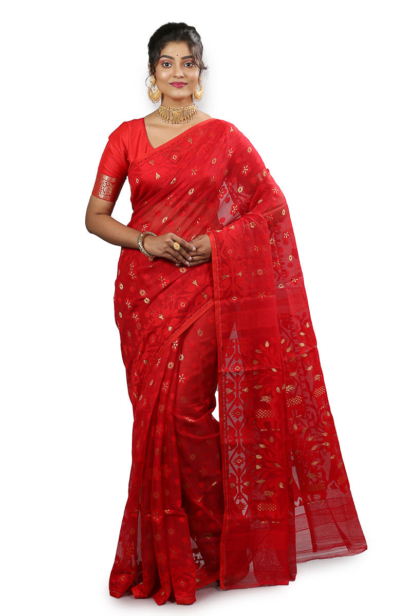 Types of Jamdani Saree and How to Identify an Authentic One?