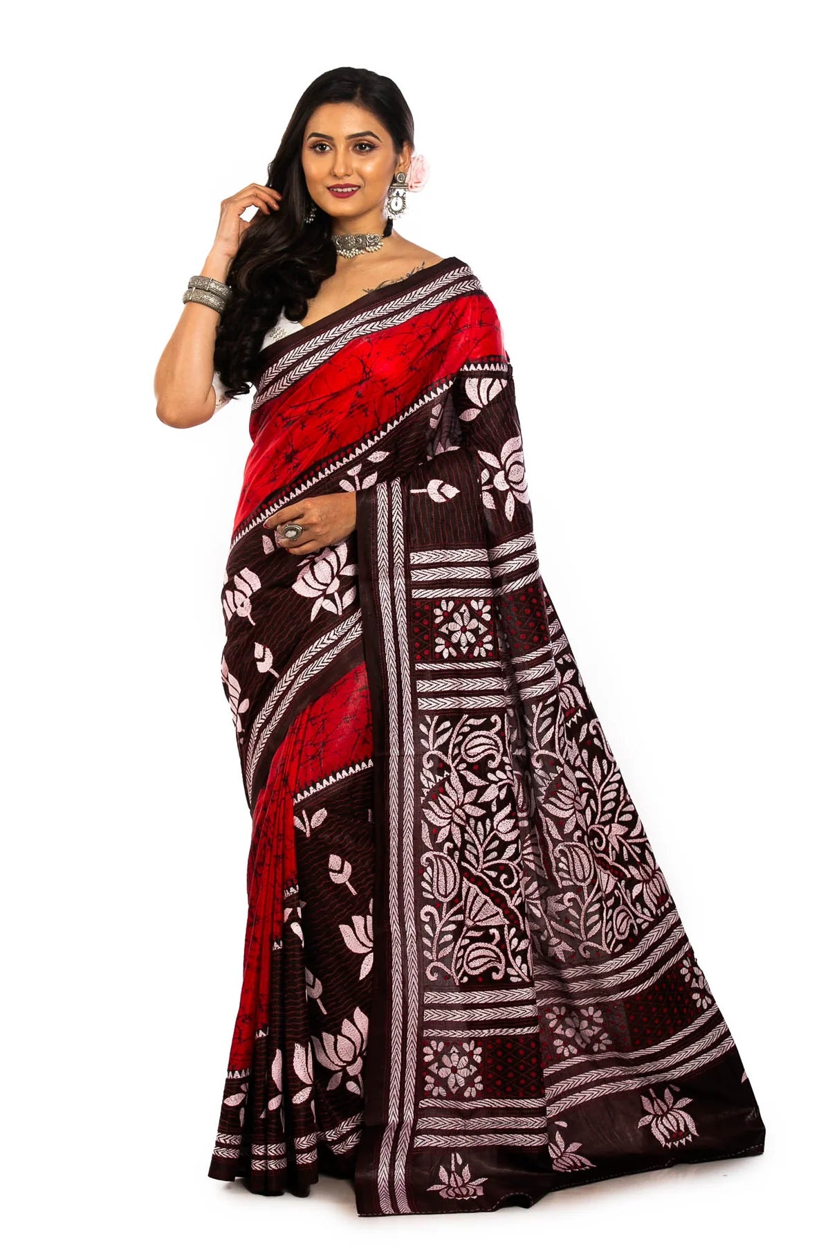 Suitable Occasions for Wearing a Kantha Stitch Saree