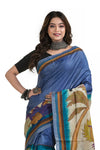 Pure Hand painted with Kanthastitch Saree
