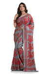 Pure Shantiniketan Silk Kanthastich saree's