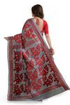Pure Shantiniketan Silk Kanthastich saree's