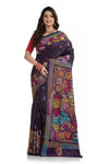 Multi Colour Kantha Stitch Saree 7691