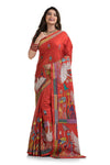 Multi Colour Blended Silk Sari 7702