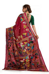 Blended Silk Kantha Work Sari 7838