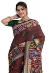 Multi Colour Kantha Stitch Saree 7852