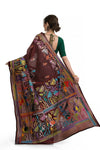 Multi Colour Kantha Stitch Saree 7852