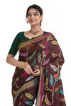 Trendy Blended Silk Kantha Stitch Saree 7871