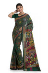 Trendy Multi Colour Handwork Saree 7878