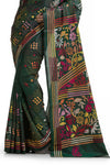 Trendy Multi Colour Handwork Saree 7878