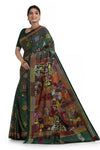 Trendy Multi Colour Handwork Saree 7878