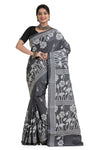 Trendy Pure Silk Kantha Stitch Saree 7944