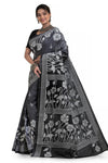 Trendy Pure Silk Kantha Stitch Saree 7944