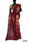 Red Handloom Cotton Saree