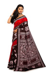 Bangalore Silk Kantha stitch saree 