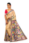 Blended Silk Kantha Stitch Saree (0713)