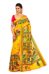 Silk Kantha Stich Saree (0741)