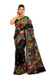 Women's Pure Hand work Blended Silk Saree