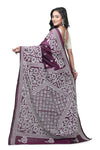 Trendy Blended Silk Kantha Stitch Saree