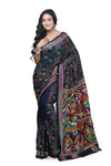 Designer Kantha Stitch Saree