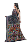 Designer Kantha Stitch Saree