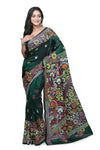 Pure Shantiniketan Kantha Stich Saree