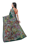 Pure Shantiniketan Kantha Stich Saree