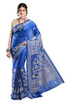 Partywear Kantha Stitch Saree