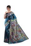 Elegant Kantha Stitch Saree from Santiniketan