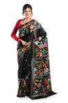 Stylist Hand Thread Work Kantha Stitch Saree