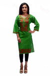 Designer Cotton Kanthastitch Kurti