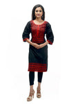 Designer Cotton Kanthastitch Kurti's