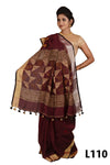 Fancy Linen Handloom Saree's