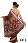 Fancy Linen Handloom Saree's