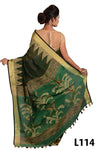 Stylist Festiv Linen Handloom Saree