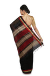 Handloom Black Maheshwari Saree