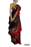 Maheshwari Handloom Zari Border Saree