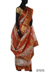 Elegant Women's Bengali Tant Silk Sari