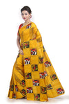 Silk Hand Painted Saree