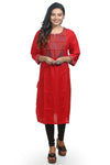 Pure Cotton HandDesign Kurtis Online