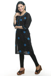 Ladies Cotton Kurti with Kantha Stitch Work