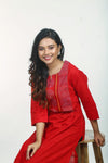 Ladies Cotton Kurti with Hand Thread Work