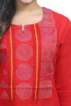 Ladies Cotton Kurti with Hand Thread Work