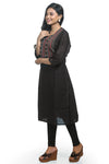 Ladies Cotton Kurti with Hand Stitch Work