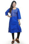 Ladies Cotton Kurti's with Kantha Stitch Work