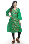 Women's Cotton Kurti's with Hand Stitch Work