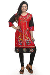 Ladies Cotton Kurti with Hand Thread Design