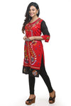 Ladies Cotton Kurti with Hand Thread Design