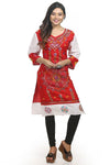 Ladies CottonKurti with Hand Thread Work